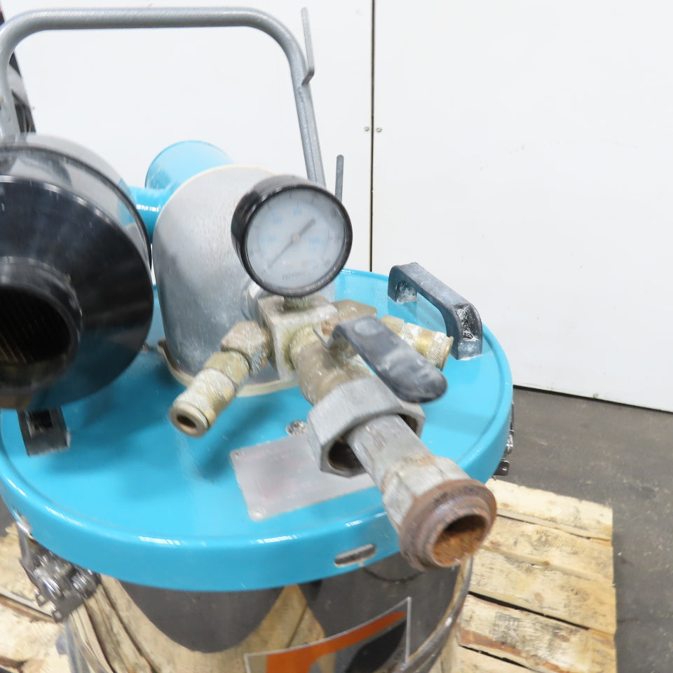 Tiger-Vac AVSD-4OL Explosion Proof Pneumatic Air Wet/Dry Vacuum 45-90CFM
