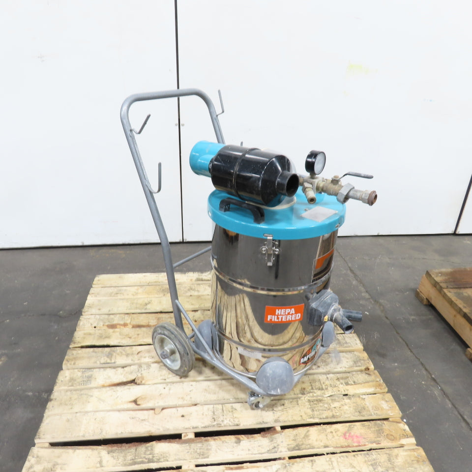 Tiger-Vac AVSD-4OL Explosion Proof Pneumatic Air Wet/Dry Vacuum 45-90CFM
