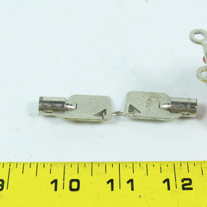 Hubbell 20A 120-277VAC Barrel Key Locking Switch 2-Position W/ 2 Keys