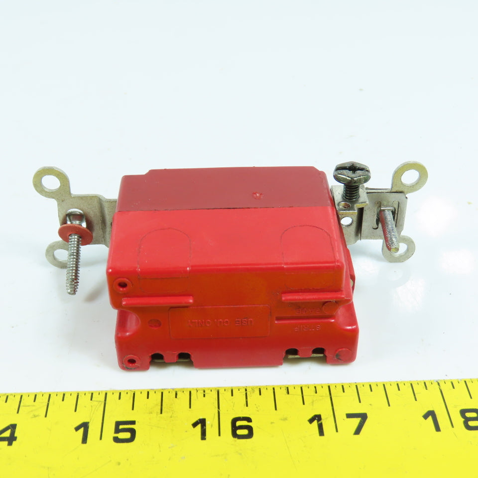 Hubbell 20A 120-277VAC Barrel Key Locking Switch 2-Position W/ 2 Keys
