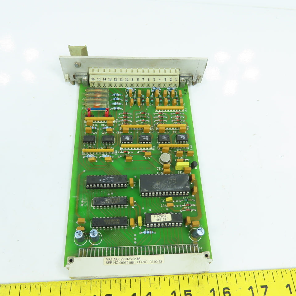 Siemens 403-2B 221328/02.88 Control Board