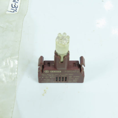 GE Cema P9PDNFJLB Illuminated Push Button Switch Module 380VAC Max