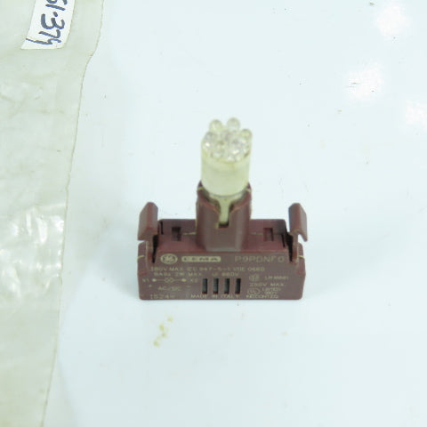 GE Cema P9PDNFJLB Illuminated Push Button Switch Module 380VAC Max