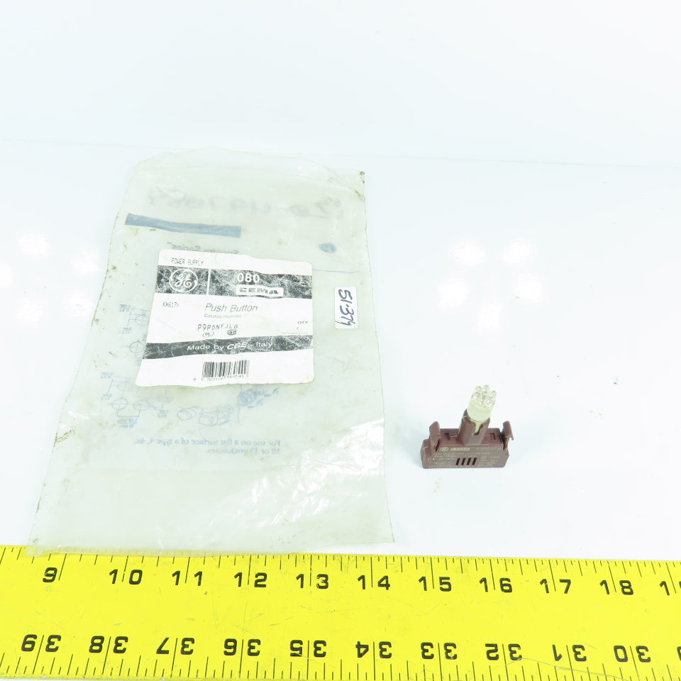 GE Cema P9PDNFJLB Illuminated Push Button Switch Module 380VAC Max