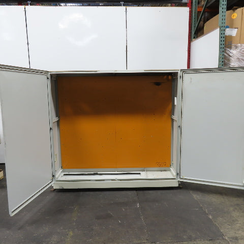 74"x 64"x 16" Free Standing Electrical Enclosure W/ Backplate