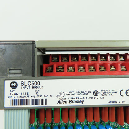 Allen Bradley 1746-IA16 Ser C SLC 500 Input module (Clean)