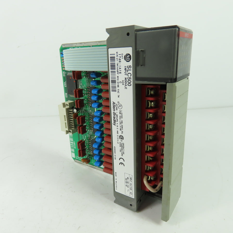 Allen Bradley 1746-IA16 Ser C SLC 500 Input module (Clean)
