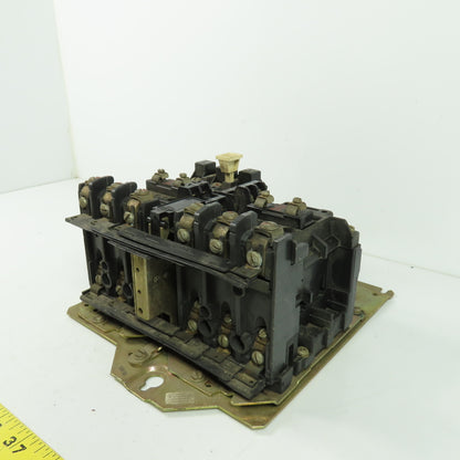 Alen Bradley 505-B0D Ser C Size 1 Reversing Contactor 2-10HP 600V 120V Coil 27A
