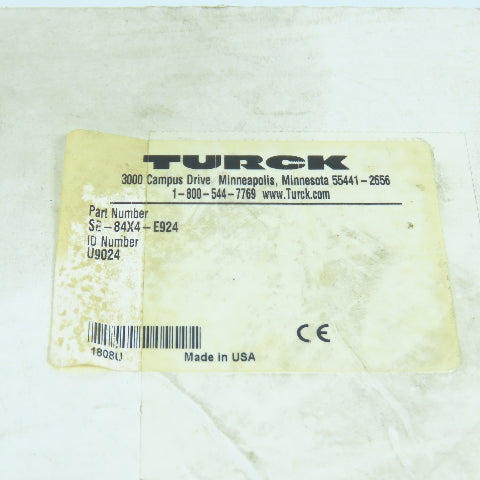 Turck SE-84X4-E924 9-Port Industrial Ethernet Switch NEW IN BOX