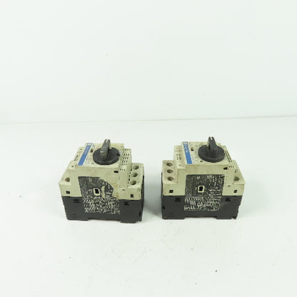 Telemecanique GV2-P07 3-Pole Manual Motor Starter Breaker 1.6-2.5A 600V Lot Of 2