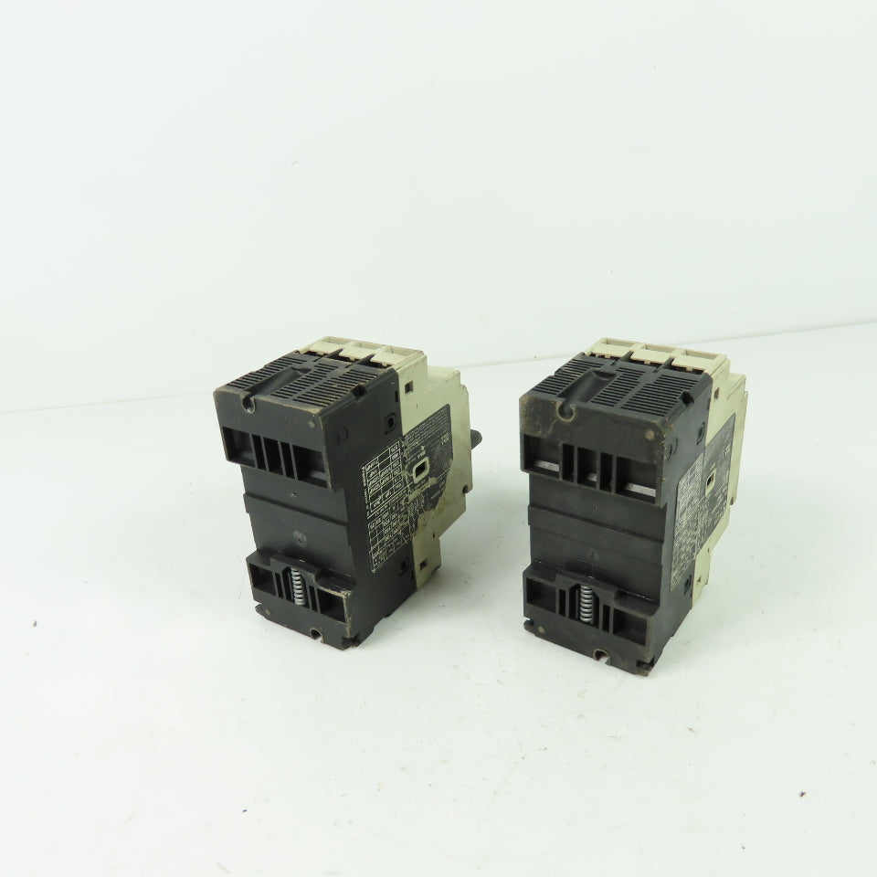 Telemecanique GV2-P07 3-Pole Manual Motor Starter Breaker 1.6-2.5A 600V Lot Of 2