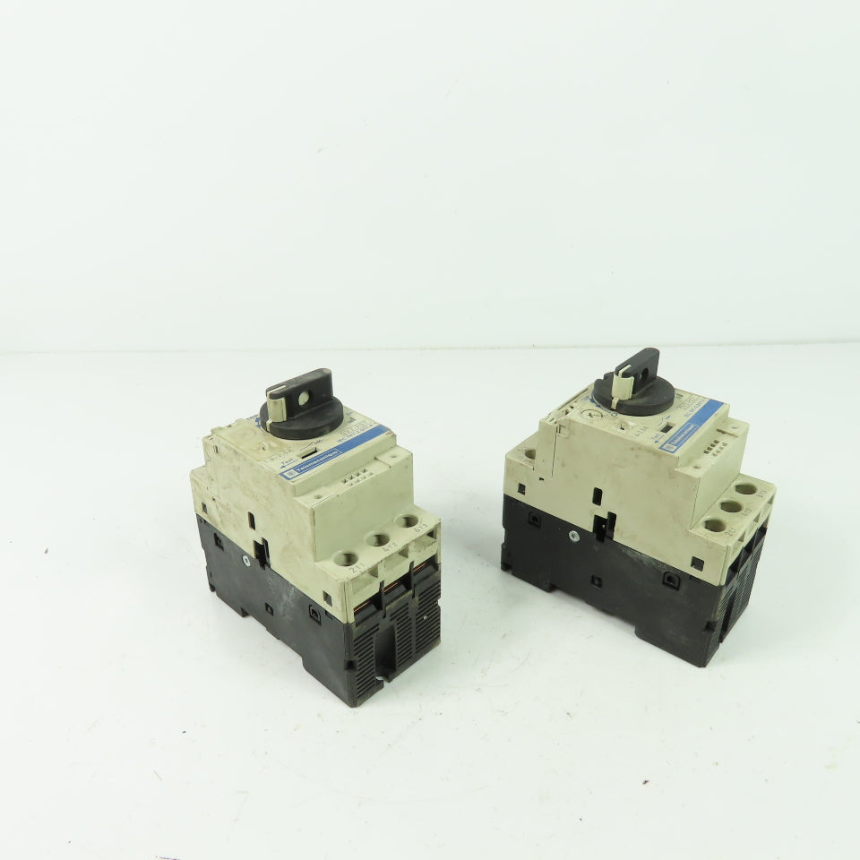 Telemecanique GV2-P07 3-Pole Manual Motor Starter Breaker 1.6-2.5A 600V Lot Of 2