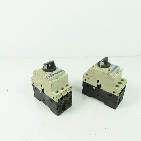 Telemecanique GV2-P07 3-Pole Manual Motor Starter Breaker 1.6-2.5A 600V Lot Of 2
