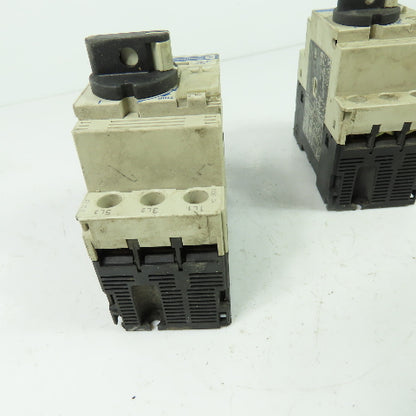 Telemecanique GV2-P07 3-Pole Manual Motor Starter Breaker 1.6-2.5A 600V Lot Of 2