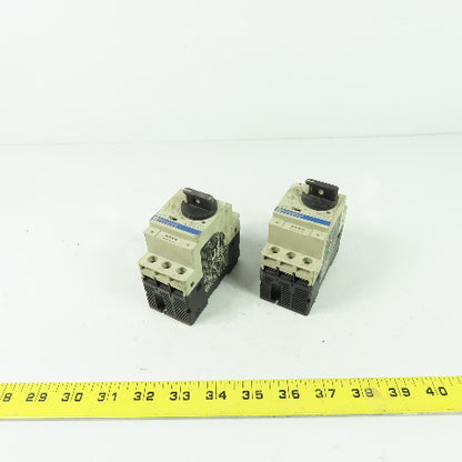 Telemecanique GV2-P07 3-Pole Manual Motor Starter Breaker 1.6-2.5A 600V Lot Of 2