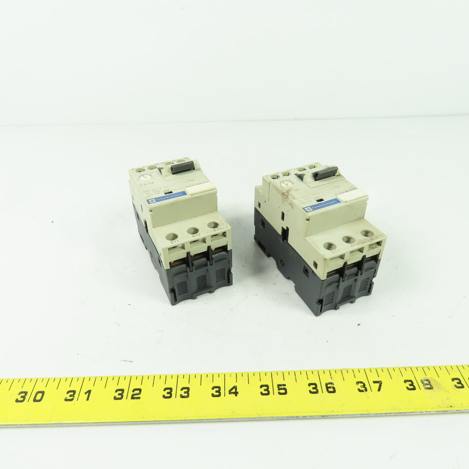 Telemecanique GV2-RT08 3-Pole Manual Motor Starter Breaker 2.5-4A 690V Lot Of 2
