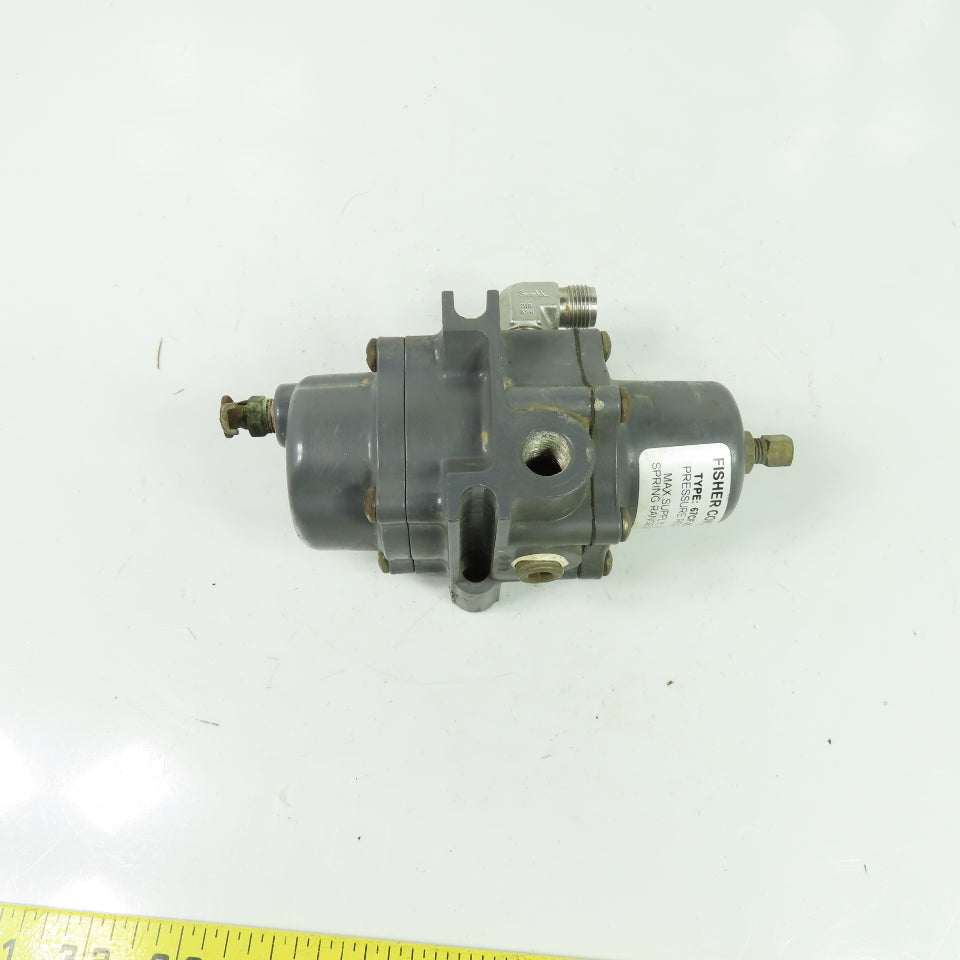 Fisher Controls 67CF-207/GF Pneumatic Pressure Regulator Max250PSI Range 0-60PSI