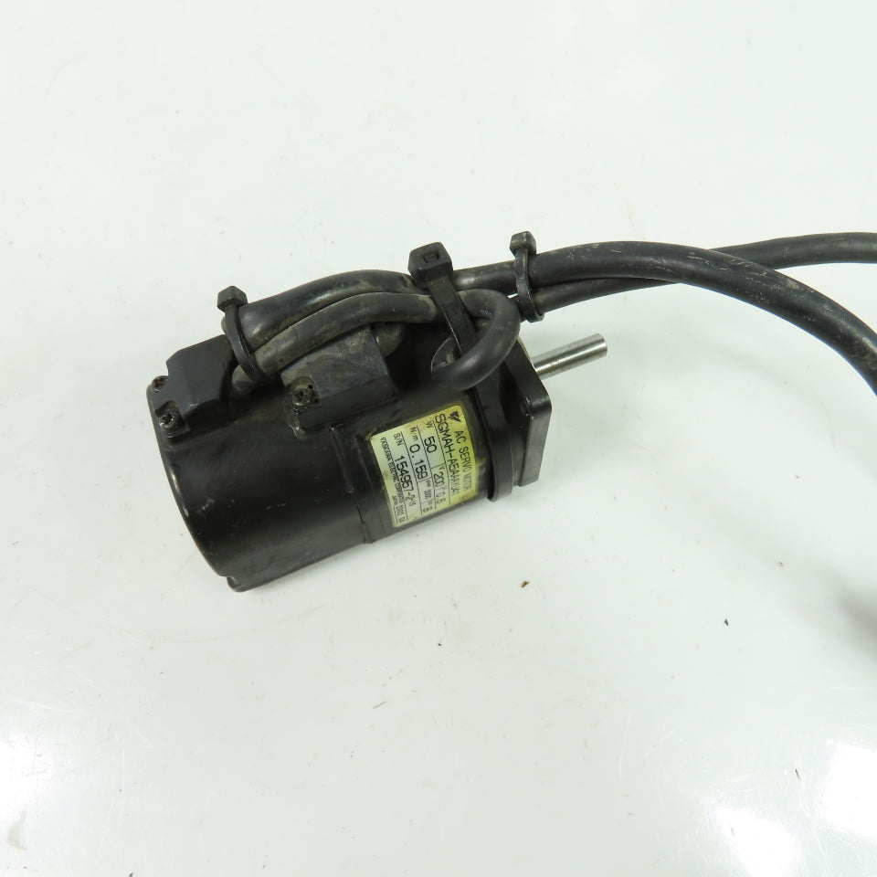 Yaskawa SGMAH-A5AAAYU41 0.159Nm Servo Motor 200V 0.6A 50W 3000RPM