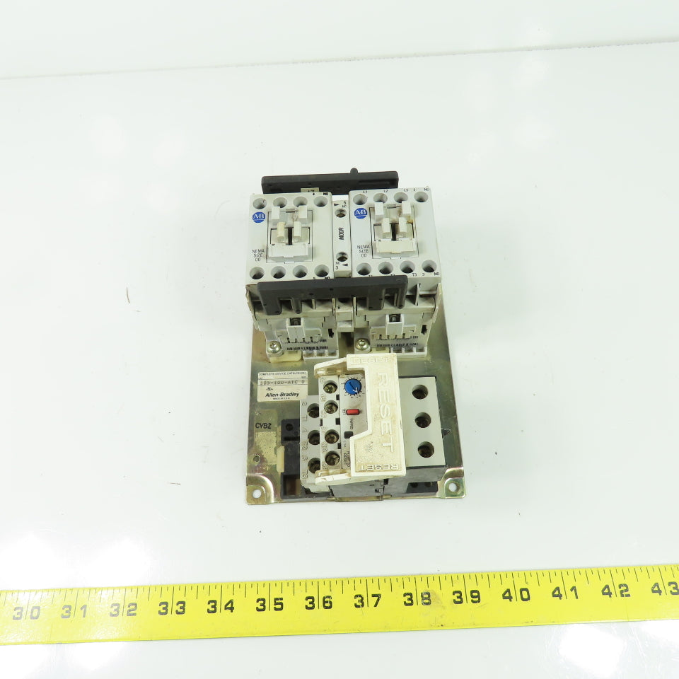 Allen Bradley 505-TOD-A1C 3Ph Reversing Motor Starter 600VAC 120V Coil