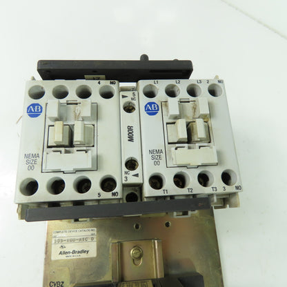 Allen Bradley 505-TOD-A1C 3Ph Reversing Motor Starter 600VAC 120V Coil