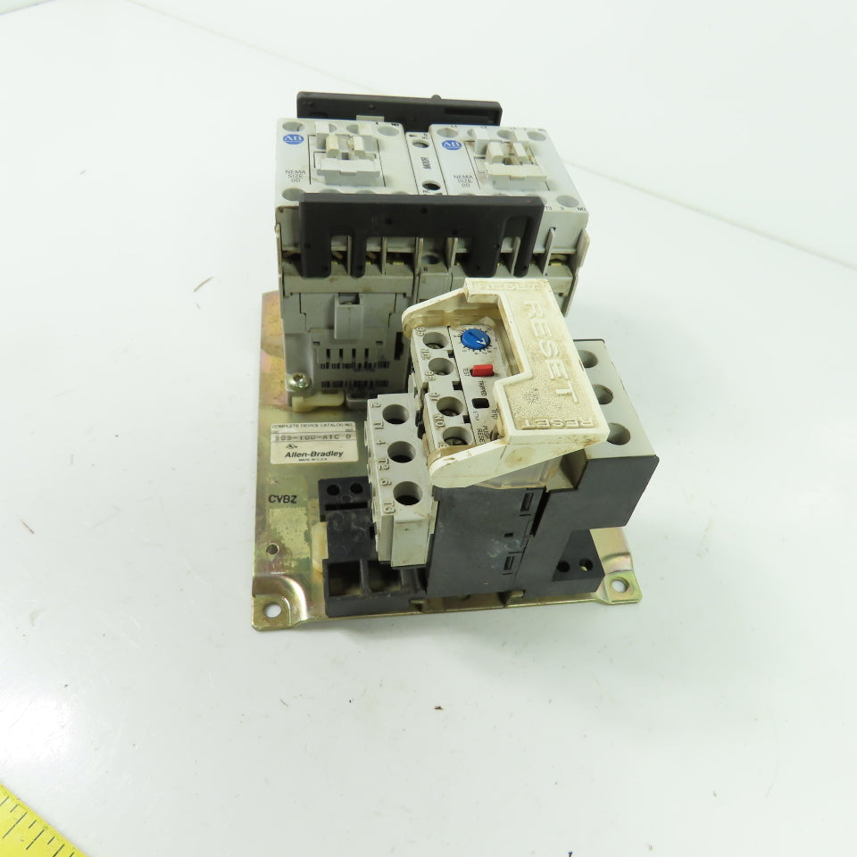 Allen Bradley 505-TOD-A1C 3Ph Reversing Motor Starter 600VAC 120V Coil