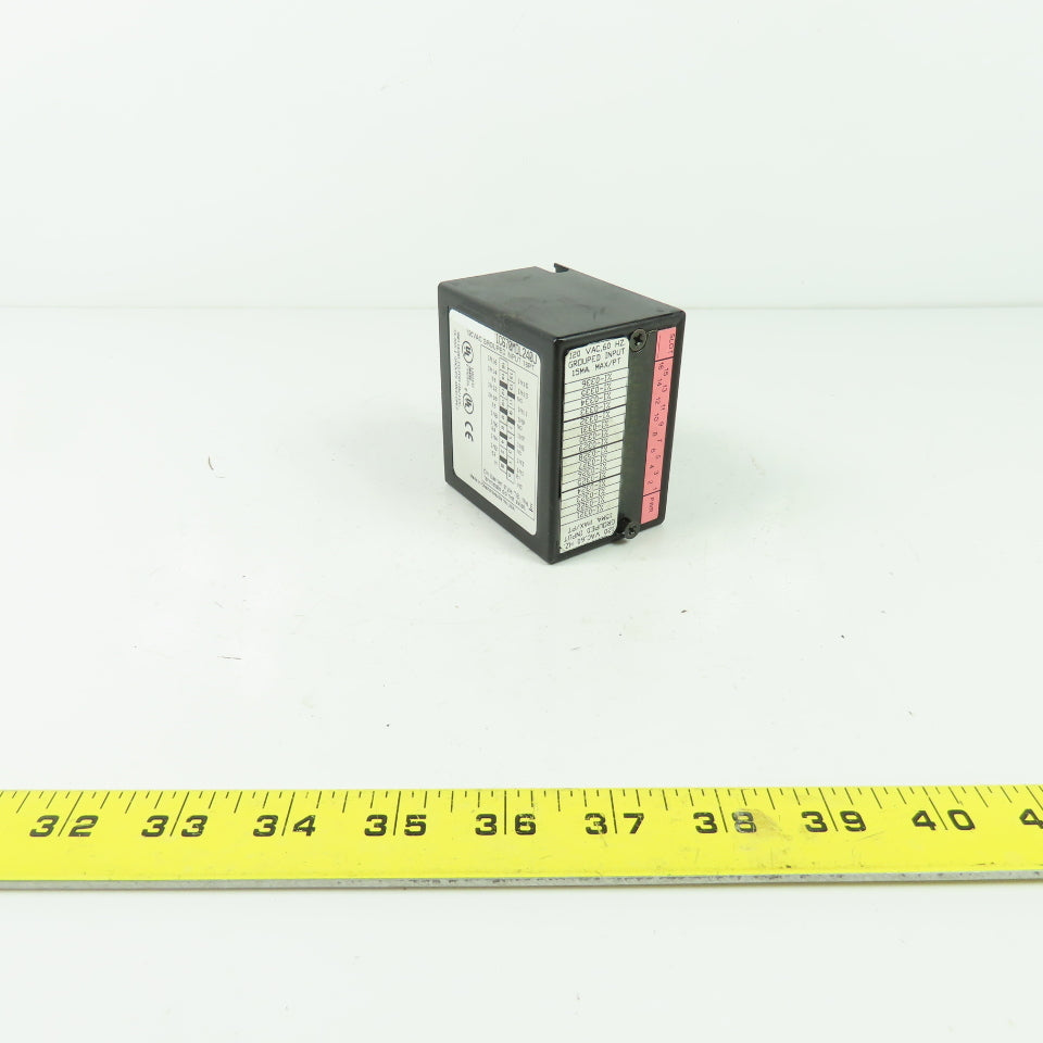GE Fanuc IC670MDL240J 12VAC Grounded Input Module 16PT 15MA
