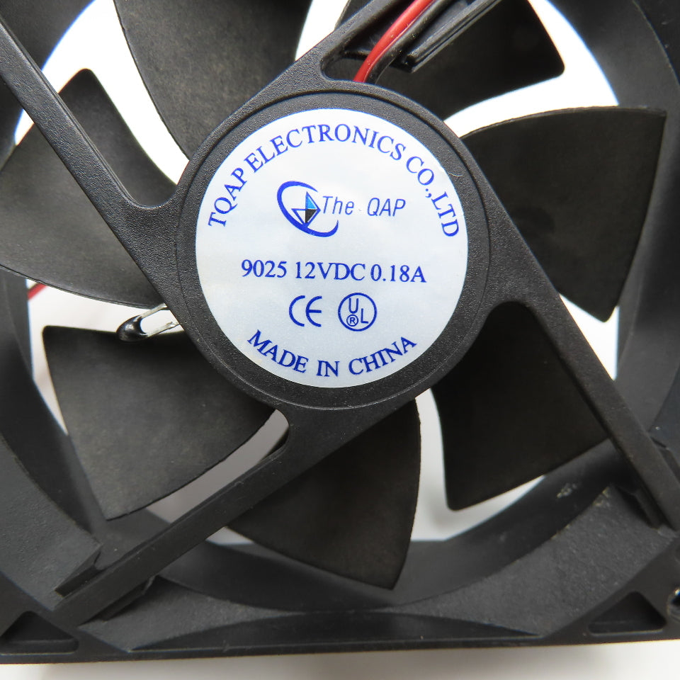 TQAP Electronics 9025 The QAP 12VDC 0.18A Cabinet Cooling Fan 90mm