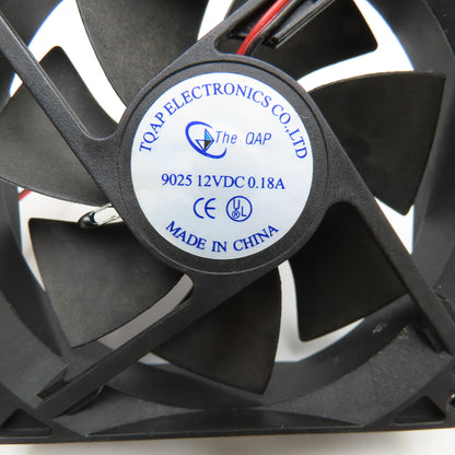 TQAP Electronics 9025 The QAP 12VDC 0.18A Cabinet Cooling Fan 90mm