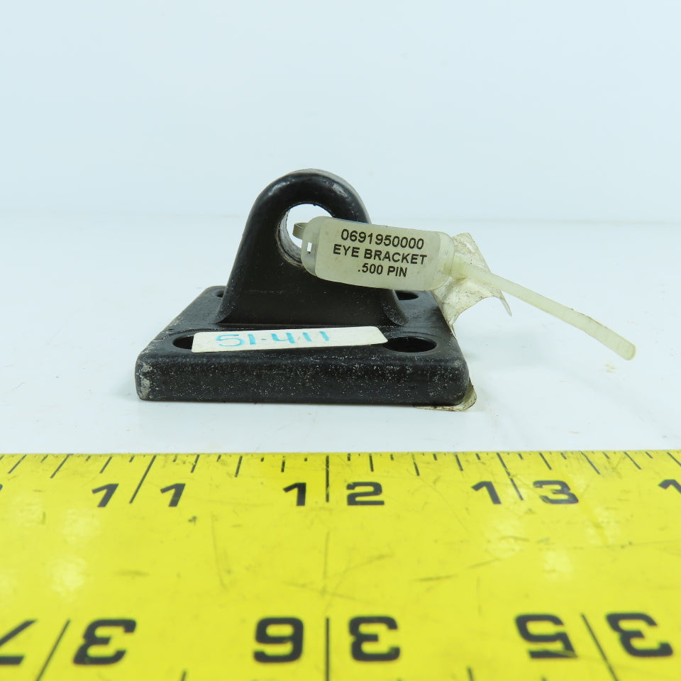 Parker 0691950000 0.500" Eye ID Clevis Pivot Bracket 2-1/2" x 2-1/2" Base
