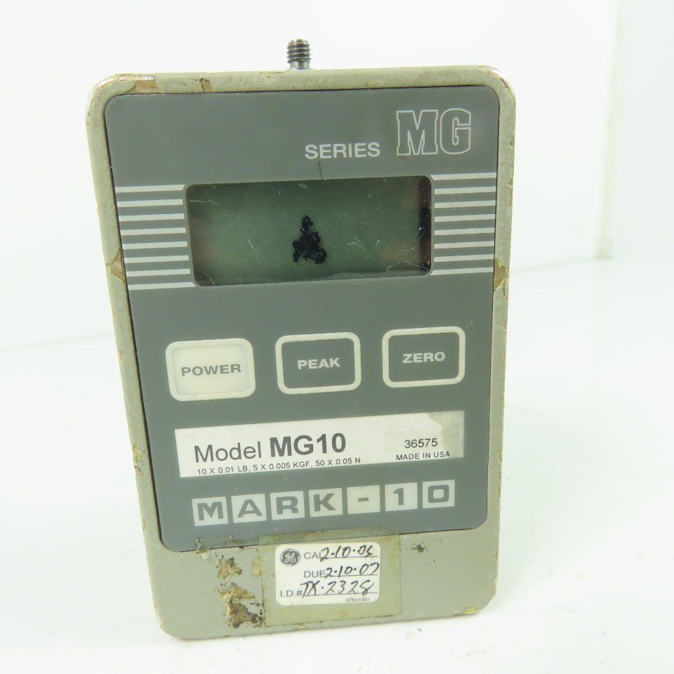 Mark 10 MG10 Push/Pull Digital Force Gage 10x0.01 LB x 5x0.005 KGF 50x0.05 N