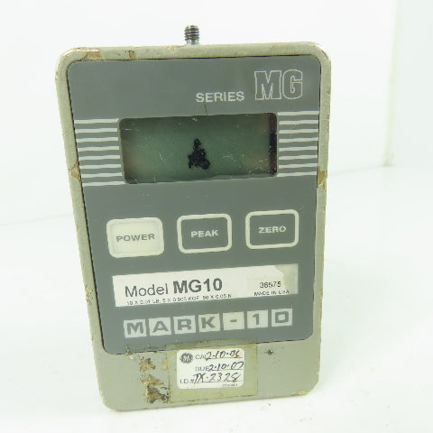 Mark 10 MG10 Push/Pull Digital Force Gage 10x0.01 LB x 5x0.005 KGF 50x0.05 N