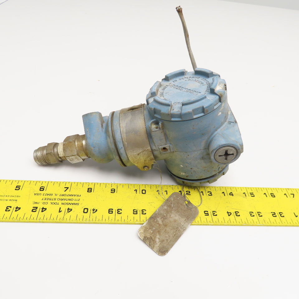 Rosemount 3051TG2A2B21AB4E5A0215 1/2" NPT Pressure Transmitter 10.5-55VDC