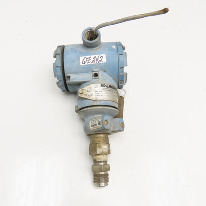 Rosemount 3051TG2A2B21AB4E5A0215 1/2" NPT Pressure Transmitter 10.5-55VDC