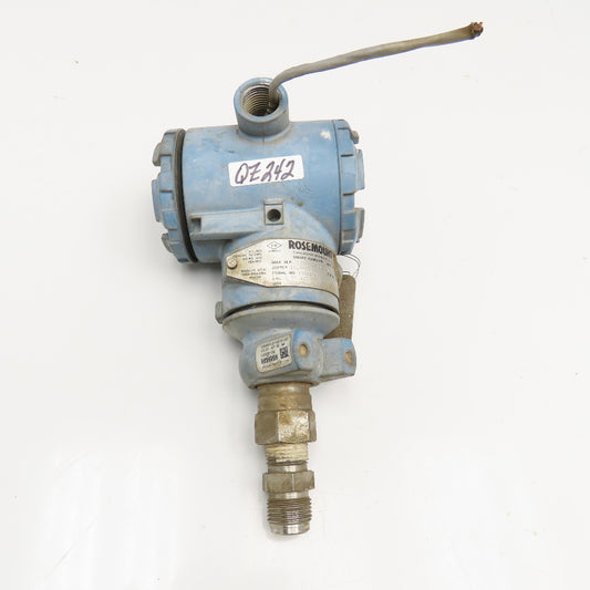 Rosemount 3051TG2A2B21AB4E5A0215 1/2" NPT Pressure Transmitter 10.5-55VDC