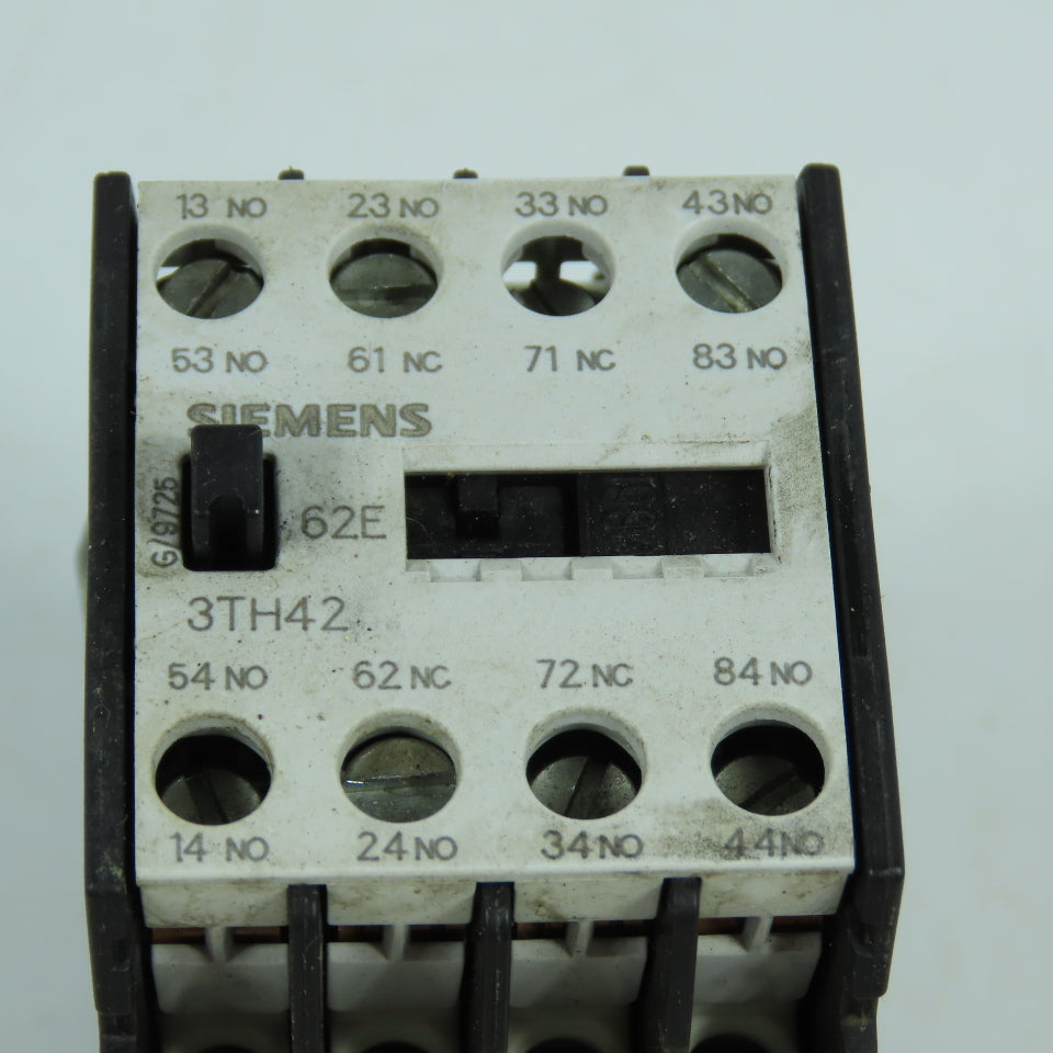 Siemens 3TH4262-0B Contactor Relay 24V Coil 6S+2O/6NO+2NC