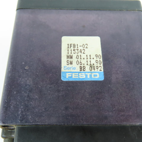 Festo IFB1-02 115342 Valve Terminal Interbus Control Module