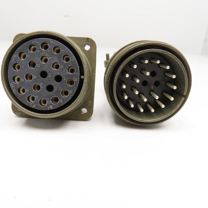 Veam 9821 TLC6Z36A-22P 22 Position Male Female Panel Mount Circular Connector
