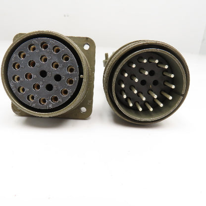 Veam 9821 TLC6Z36A-22P 22 Position Male Female Panel Mount Circular Connector
