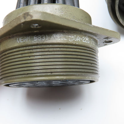 Veam 9821 TLC6Z36A-22P 22 Position Male Female Panel Mount Circular Connector