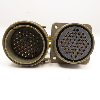 Veam 9451 TLC2Q35-10S 47 Position Male Female Panel Mount Circular Connector