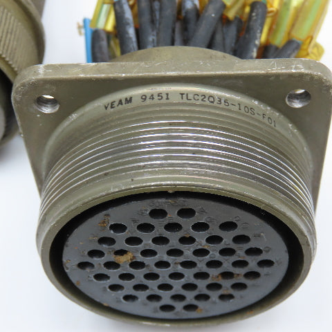 Veam 9451 TLC2Q35-10S 47 Position Male Female Panel Mount Circular Connector