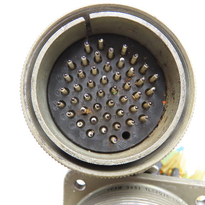 Veam 9451 TLC2Q35-10S 47 Position Male Female Panel Mount Circular Connector