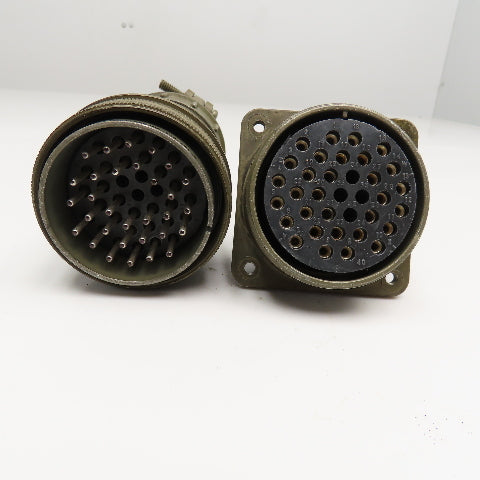 Veam 9831 TLC2Q40A-35S 35 Position Male Female Panel Mount Circular Connector