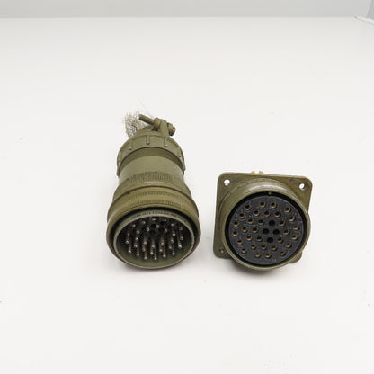 Veam 9831 TLC2Q40A-35S 35 Position Male Female Panel Mount Circular Connector
