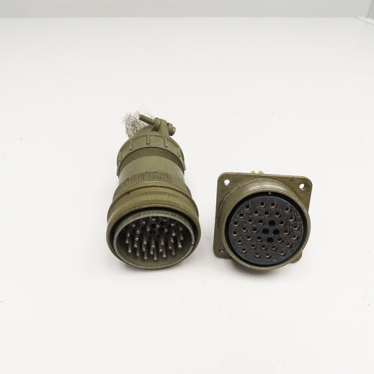Veam 9831 TLC2Q40A-35S 35 Position Male Female Panel Mount Circular Connector