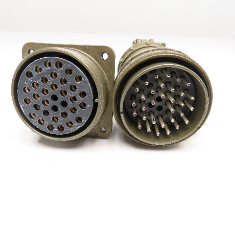 Veam 9831 TLC2Q40A-35S 35 Position Male Female Panel Mount Circular Connector