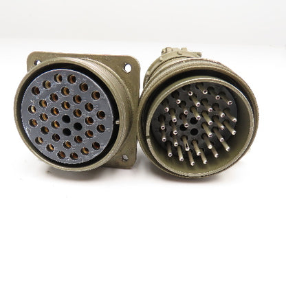 Veam 9831 TLC2Q40A-35S 35 Position Male Female Panel Mount Circular Connector
