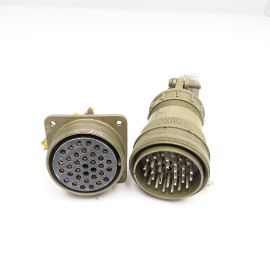 Veam 9831 TLC2Q40A-35S 35 Position Male Female Panel Mount Circular Connector