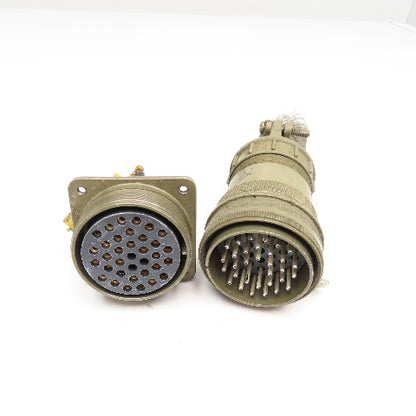 Veam 9831 TLC2Q40A-35S 35 Position Male Female Panel Mount Circular Connector