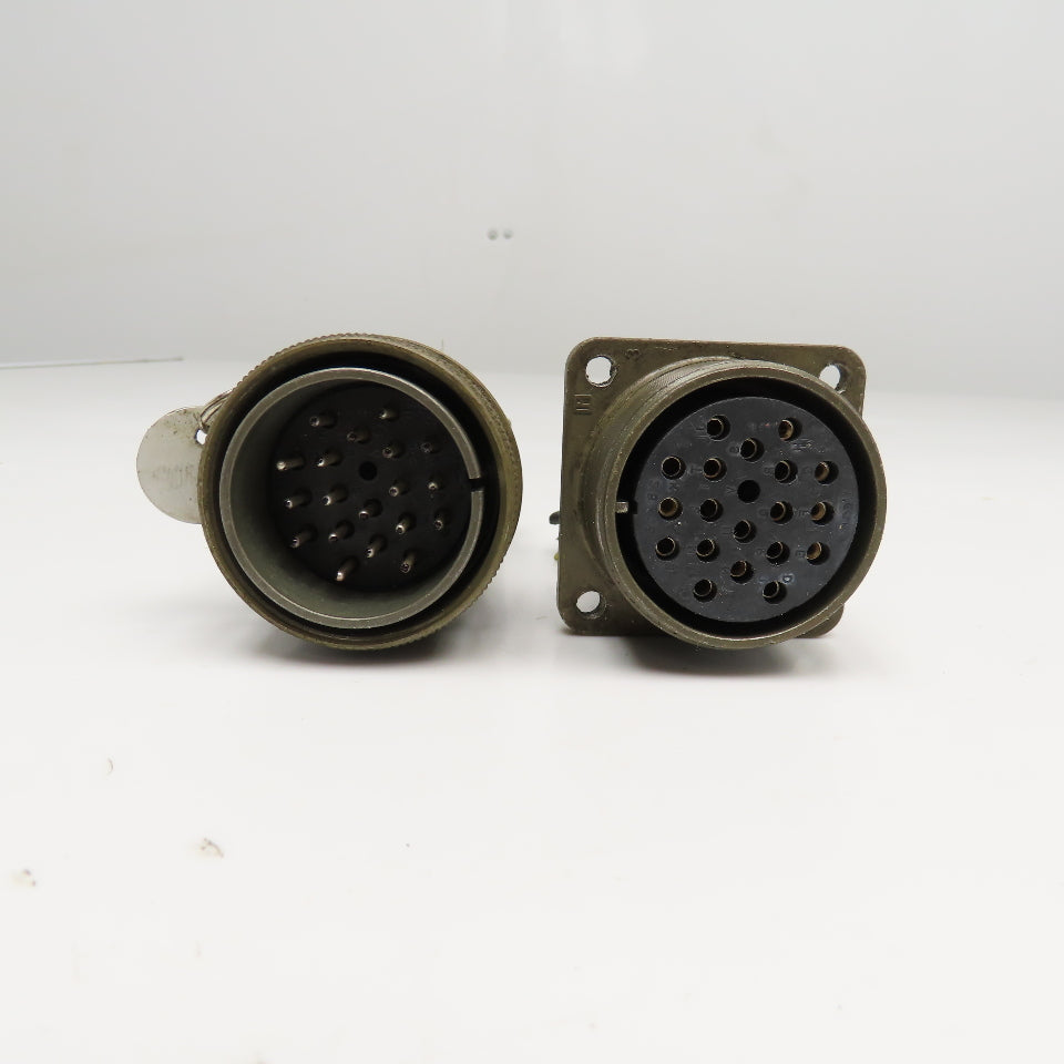 Veam 9722 TLC2Q28-16S 20 Position Male Female Panel Mount Circular Connector